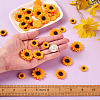 100Pcs 4 Style Resin Cabochons CRES-CD0001-01-8