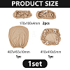 Polyester Chair Pad & Back & Handrail Cover Sets AJEW-WH0077-049B-2
