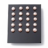 Natural Pearl Ear Studs EJEW-P223-01C-P04-3