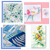 Rectangle Plastic Gel Printing Plate for Arts and Crafts DIY-WH0698-021-5