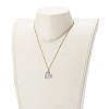 304 Stainless Steel Enamel Stud Earrings & Pendant Necklaces Jewelry Sets SJEW-JS01196-02-8