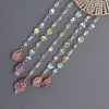 Tree of Life Natural Agate & Natural Crystal Chips Hanging Suncatchers RN-CBA387D-02G-4