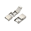 201 Stainless Steel Watch Band Clasps STAS-K252-14A-P-2