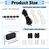 3Pcs 3 Colors Plastic Ball Chains with Clasps DIY-PH0030-32-2