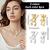 12Pcs 2 Colors Brass Pendants KK-ME0001-36-2