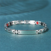 SHEGRACE Stainless Steel Panther Chain Watch Band Bracelets JB668A-6