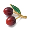 304 Stainless Steel with Acrylic Cherry Pendants LS-STAS-G362-05G-02-2