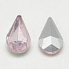 Pointed Back Glass Rhinestone Cabochons RGLA-T082-6x10mm-10-2