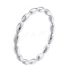 Non-Tarnish 201 Stainless Steel Rice Wrap Finger Ring for Men Women RJEW-N038-132P-1