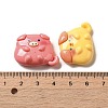 Opaque Resin Decoden Cabochons RESI-B023-04-3