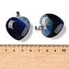 Dyed & Heated Natural Crystal Core Agate Pendants GG-CBACB71-04P-01-3