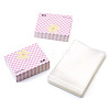 100Pcs Rectangle Polypropylene Cellophane Bags CDIS-TA0001-34C-2
