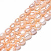 Natural Cultured Freshwater Pearl Beads Strands PEAR-N014-05A-1