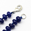 Fashionable Gemstone Beaded Necklaces NJEW-R211-15-2