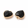 Faceted Glass Rhinestone Pendants GLAA-I051-B11-3
