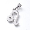 Non-Tarnish 304 Stainless Steel Pendants STAS-L210-06D-P-01-1