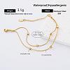304 Stainless Steel 2-Strand Bracelets for Women FO9135-1-1