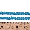 Frosted Transparent Glass Beads Strands LS-GLAA-N016-4mm-28-2