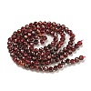Natural Garnet Beads Strands LS-G-I341-09C-5