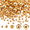 250Pcs 5 Styles Rack Plating Brass Spacer Beads KK-PA0001-02G-1