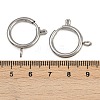 304 Stainless Steel Spring Ring Clasps LS-STAS-B095-05I-P-3