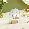 4 Bags Arch Shaped Acrylic Couple Earring Display Stands EDIS-SC0001-15B-6