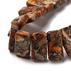 Synthetic Imperial Jasper Beads Strands G-Q050-A01-03-3
