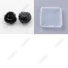 40Pcs Synthetic Coral 3D Flower Rose Carved Beads CORA-HY0001-03-1