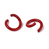 Spray Painted Iron Open Jump Rings IFIN-T017-04B-16-3
