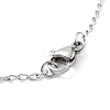 202 Stainless Steel Rosary Bead Necklaces NJEW-D060-01D-GP-4