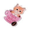 Opaque Printed Acrylic Pendants SACR-F017-04A-2