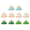 10Pcs 5 Styles Alloy Enamel Pendants FIND-FS0002-32-1