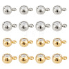 ARRICRAFT 40Pcs 4 Style Brass Tube Bails KK-AR0003-90-1