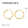 Stylish Stainless Steel Big Hoop Earrings NA7733-2-1