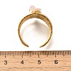 Natural Rose Quartz Chip Finger Rings for Women RJEW-R012-08G-02-3