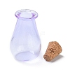 Glass Cork Bottles Ornament LS-AJEW-O032-02H-3