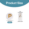 500Pcs Plating Acrylic Beads PACR-TADJ0001-01P-3