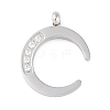 304 Stainless Steel Charms STAS-L022-398P-1