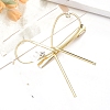 Alloy Alligator Hair Clips PW-WGB8ACB-02-1