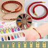 40Pcs 4 Styles Brass Cord Ends KK-BC0014-75-5