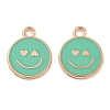 Alloy Enamel Pendants PALLOY-S192-04G-2