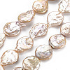Natural Keshi Pearl Beads Strands PEAR-S018-06B-2