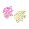 Alloy Enamel Pendants AL-CBA292F-01G-G-2