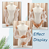 Polyester Detachable Long Mesh Sleeves AJEW-WH0270-354A-3