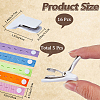 5Pcs 5 Colors Polyester Clothes Organizer Elastic Bands FIND-CN0001-67A-2
