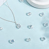120Pcs Transparent Glass Beads GLAA-SP0001-42-7