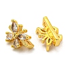 Rack Plating Brass Pave Cubic Zirconia Slide Charms KK-TAC0016-04G-01-2