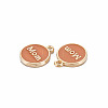 Mother's Day Alloy Enamel Charms ENAM-T016-11F-RS-3