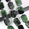 Natural Ruby in Zoisite Beads Strands G-C098-A38-01-1
