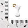 304 Stainless Steel Enamel Pendants STAS-Z151-01G-01-3